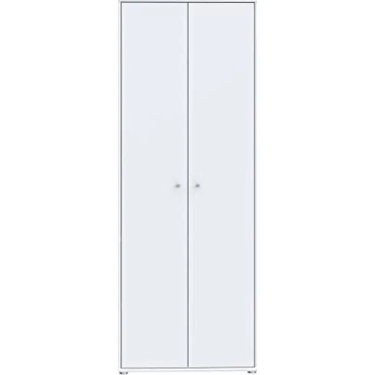 FORTE Tempra2 Kommode, Holzwerkstoff, Weiß, 73,7 x 197,5 x 34,8 cm