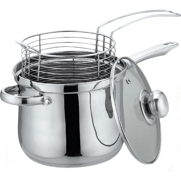 Kinghoff Kinghoff Garnek mit Frittierkorb 3,6l 18cm KH4581