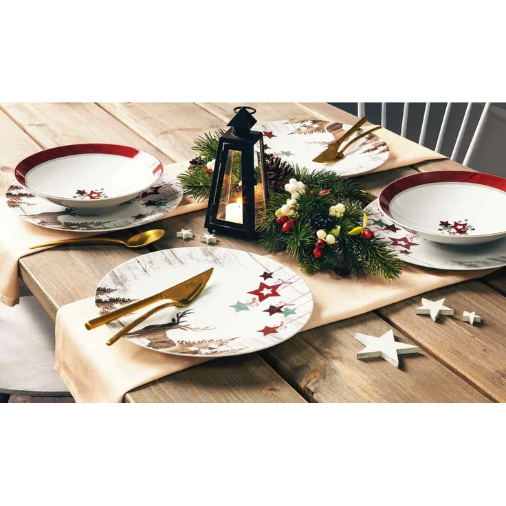 Seltmann Weiden Life Christmas Pasta- / Suppenteller ø 23,3 cm 6er Set – Bild 2