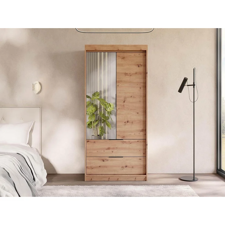 Kleiderschrank Mrynit 103 (Farbe: Artisan Eiche) – Bild 2