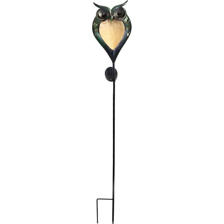 abc HOME LED Gartenleuchte Gartenstecker Eule, LED, Solarpanel, Lichtsensor, LED fest integriert – Bild 1