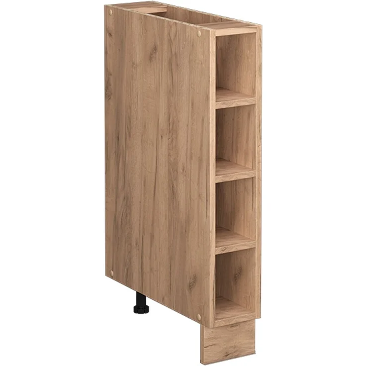 Küchenregal Fame-Line Goldkraft Eiche 15 cm ohne Arbeitsplatte Vicco – Bild 1