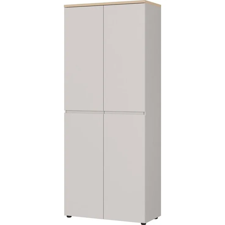 GERMANIA Aktenschrank Lissabon (1-St) 80 x 197 x 40 cm, verstellbare Böden, Soft Close, Made in Germany