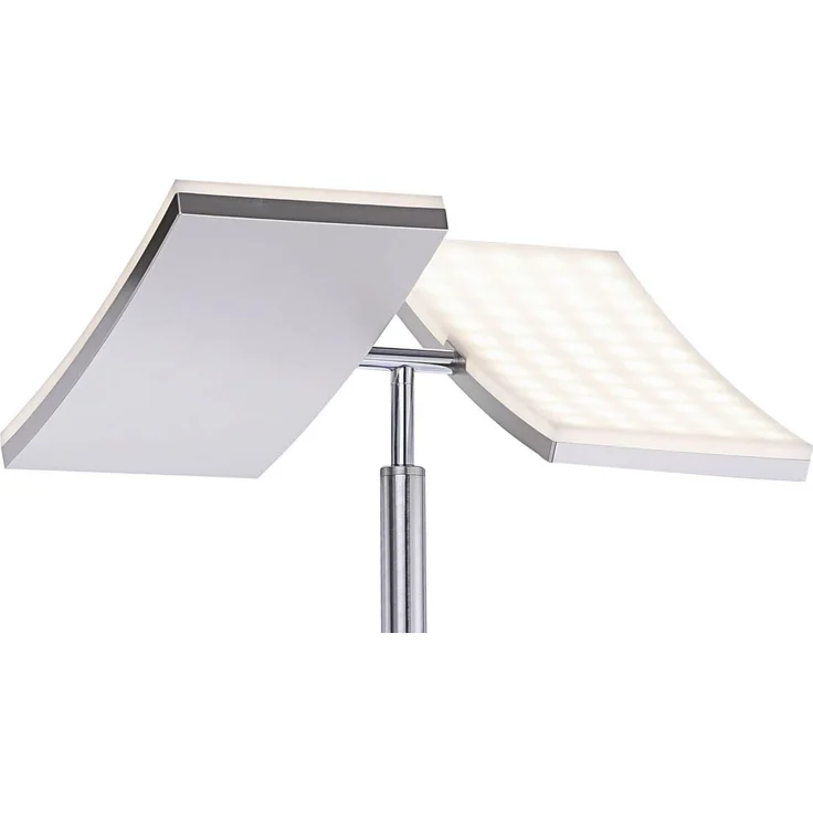 JUST LIGHT 11725-55 RUBEN LED Stehleuchte mit Lesearm 3000K dimmbar stahlfarben – Bild 7