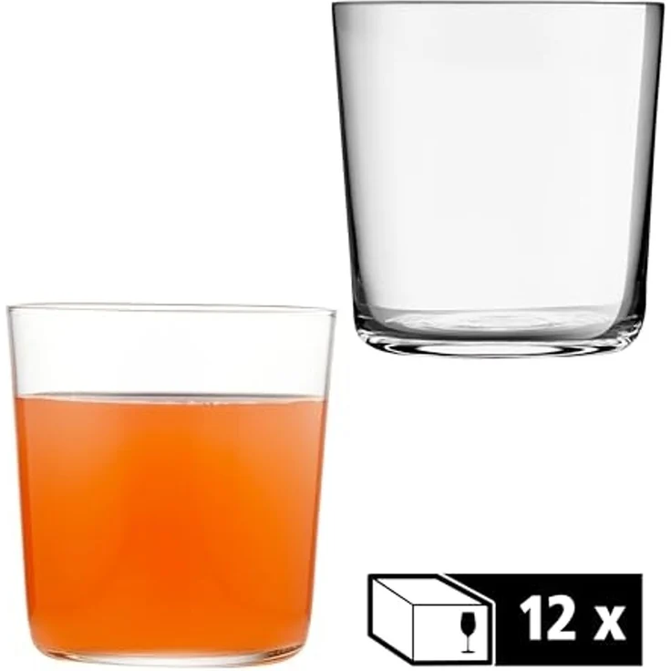 LIBBEY Gläser-Set Libbey D.O.F Glas, 12er Set -CIDRA-, 12-tlg, Glas, 384 ml, hochwertig verarbeitet, im modernen Design – Bild 5