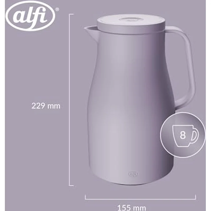Alfi Isolierkanne Neo soft lilac 1,00l – Bild 7