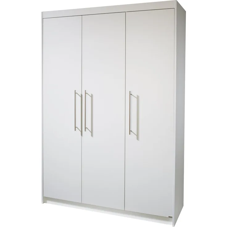 roba Kleiderschrank 'Maren' - 3-türig - Drehtürschrank - 190 x 131 x 52 cm - Weiß