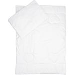 Baby-Bettwäsche-Set, gesteppt, 100 % Baumwolle, 150x120 cm, Füllung für Kinderbett