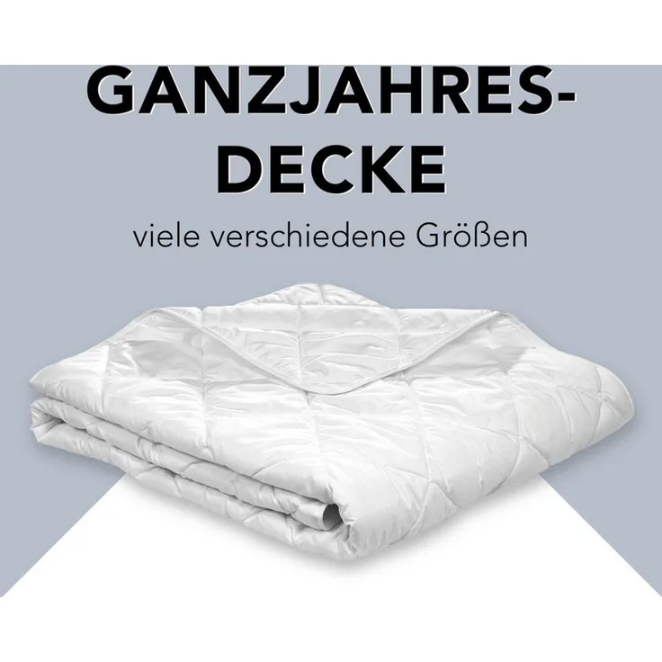 XDREAM Microfaserbettdecke Pure, Bettdecke - 4-Jahreszeiten, Ganzjahres, Winter & Sommer, Füllung: Hohlfaser-Polyesterfüllung, Bezug: Polyester, allergikerfreundlich, atmungsaktiv, temperaturausgleichend, 100x135 cm
