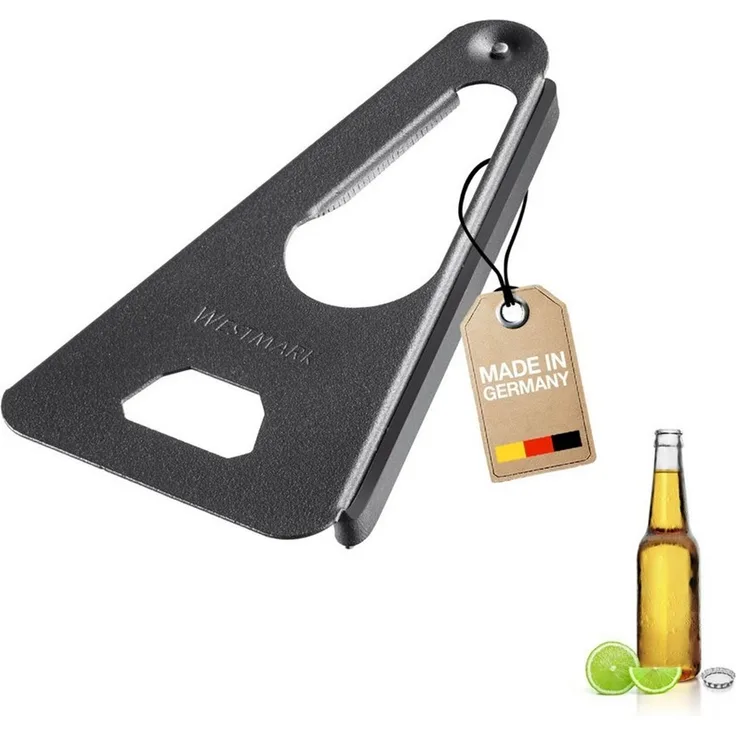 WESTMARK Dosenöffner Twist Black Edition, Öffner für Schraubgläser, Universalöffner, griffige Haptik