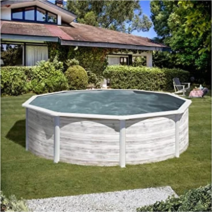 Finlandia Stahlwandpool Rund - 460 x 120 cm – Bild 3