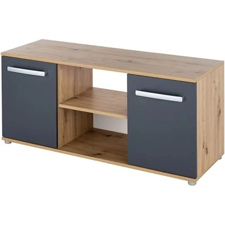 arthur berndt Jugendzimmer-Set Alessio, (Set, 6-tlg, Kleiderschrank, Bett mit Schubkasten, Schreibtisch, Bücherregal etc), mit Melamin-Oberfläche – Bild 5