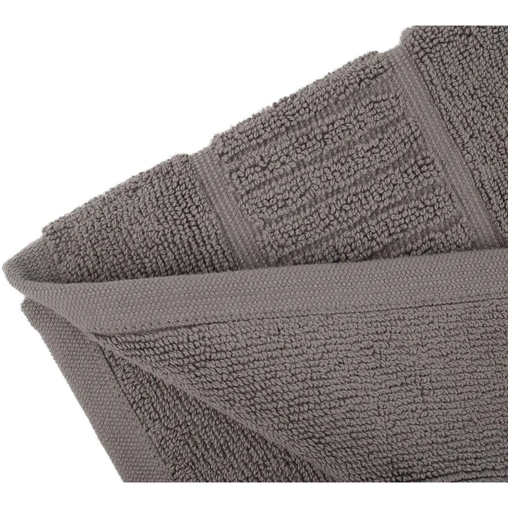 Gözze Badematte BIO Frottier, Höhe 7 mm, beidseitig nutzbar, fußbodenheizungsgeeignet, Baumwolle (Bio-Baumwolle), rechteckig, Badvorleger, Frottier-Qualität, mit Bordüre – Bild 2