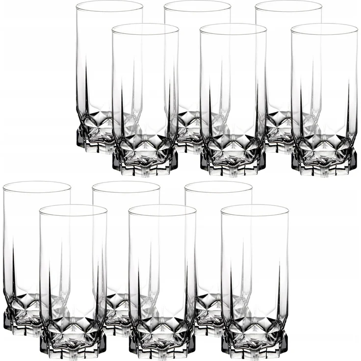 KADAX 12x Gläser 325ml für Getränke, Getränke, Wasser, hohes Glas-Set – Bild 7