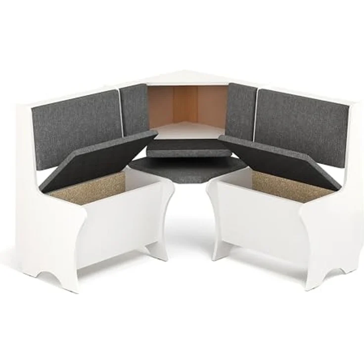 Rodnik Eckbankgruppe Ecuador, (Set, 4-tlg), mit Staufächer, kompakt, klein, platzsparend – Bild 4