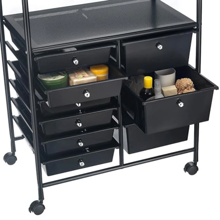 IDIMEX Beistellwagen MARITA, Rollwagen Kosmetik Badregal Beistellwagen Friseurwagen Rollcontainer 9 – Bild 7