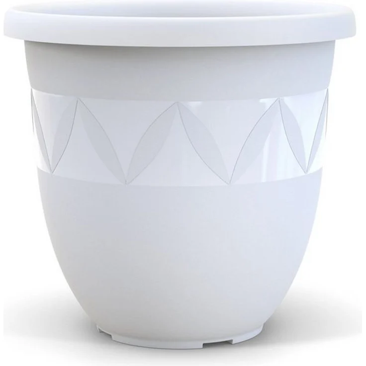 Plastard Pflanzkübel 3er, 5er, 10er Sets, Blumentop, Übertopf, Pflanztopf 15 - 40 cm (5 St), frostbeständig, UV-beständig, witterungsbeständig, langlebig – Bild 1