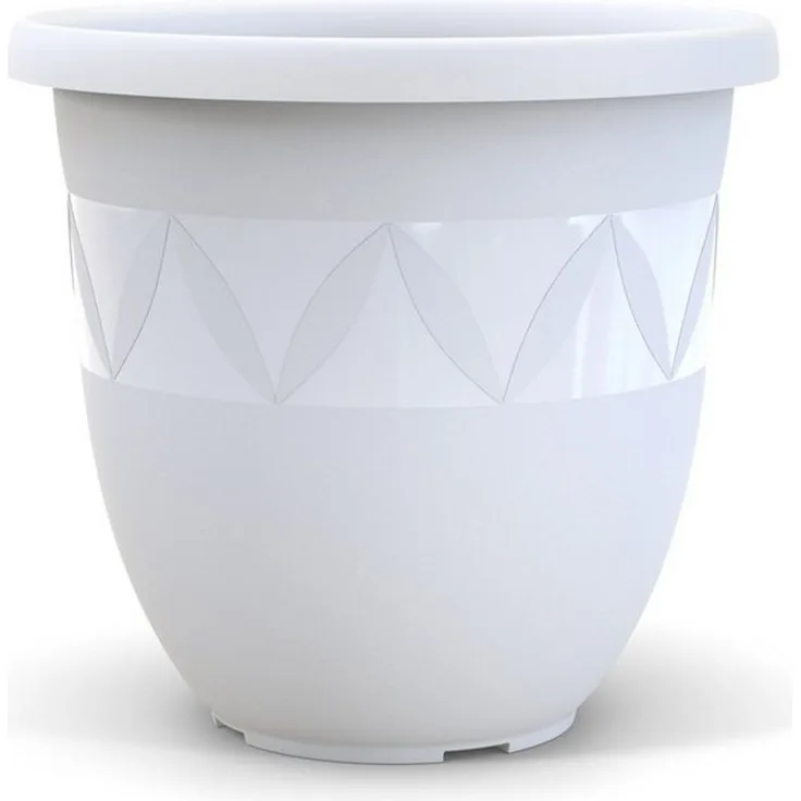 Plastard Pflanzkübel 3er, 5er, 10er Sets, Blumentop, Übertopf, Pflanztopf 15 - 40 cm (5 St), frostbeständig, UV-beständig, witterungsbeständig, langlebig