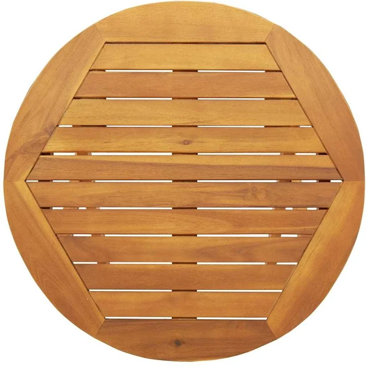 vidaXL Gartentisch Natur 60 x 60 x 72 cm Massivholz Akazie 4105491 – Bild 7
