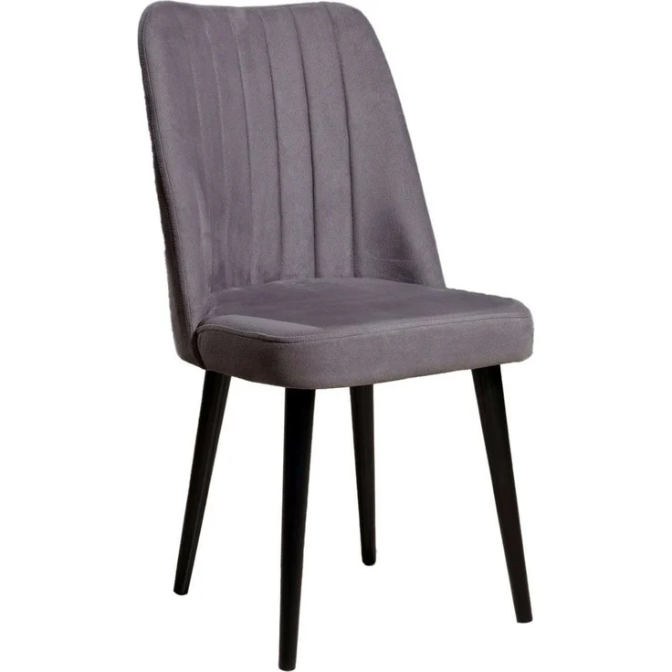 Skye Decor 'Polo - Grey' Stuhlset (4-teilig), Grau / Schwarz, 46 x 92 x 45 cm – Bild 2
