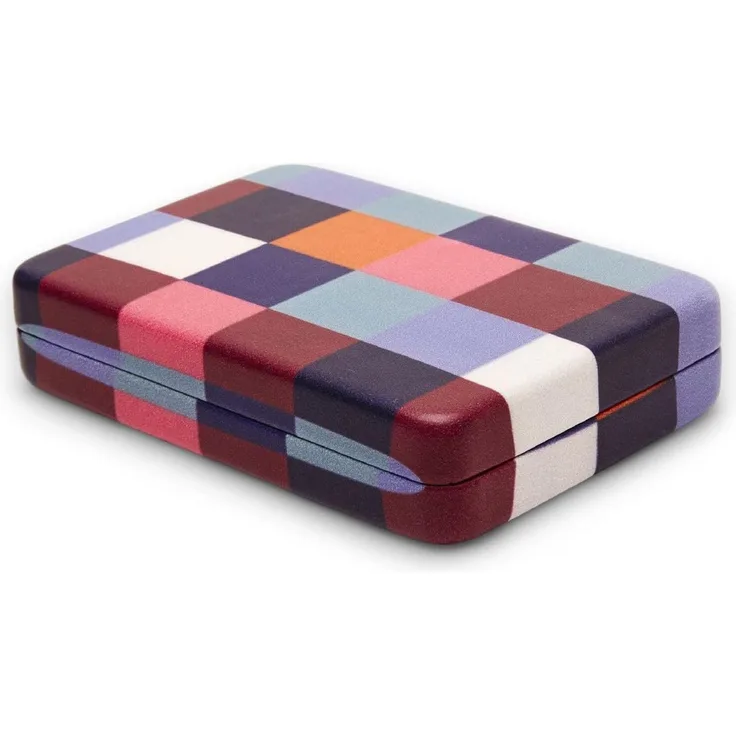 WestCraft Schmucketui tragbares kleines Schmuckkästchen Etui, Reise Schmuckaufbewahrung, Schmuckschatulle Reise Mini Jewelry Box für Ringe, Ohrringe, Halskette