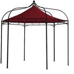 Ersatzdach für Pavillon Modena 6-eckig bordeaux