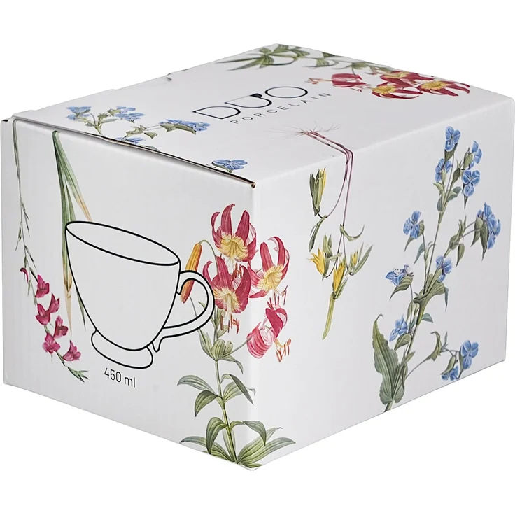 DUO Jumbobecher 450 ml COLORS OF NATURE, New Bone China Porzellan – Bild 4
