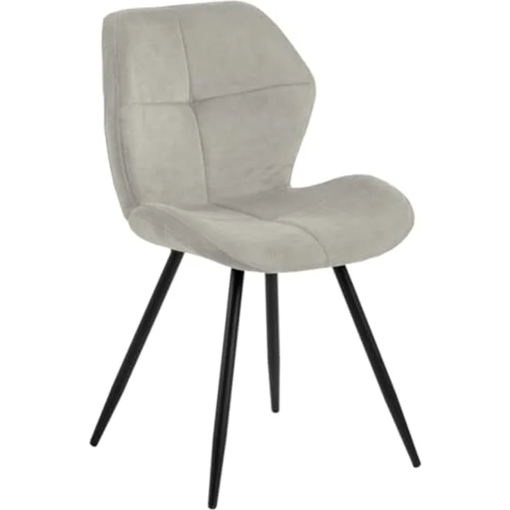 Set 2x Petri Esszimmerstuhl beige schwarz Stuhl Stühle Esszimmer Küchenstühle