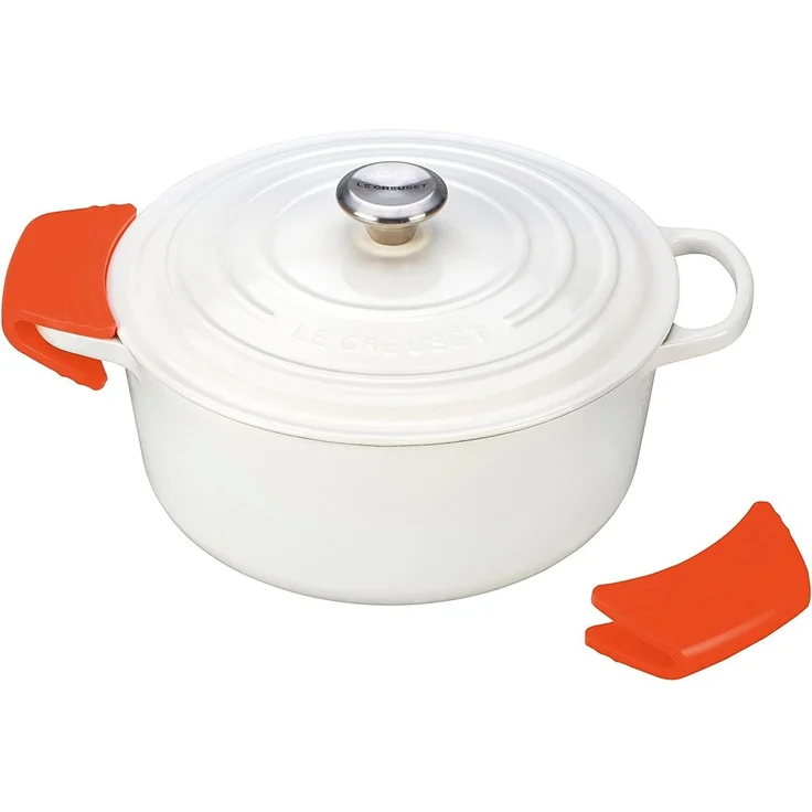 Silikon Griffschutz 2er-Set Ofenrot Silikon-Accessoires Le Creuset
