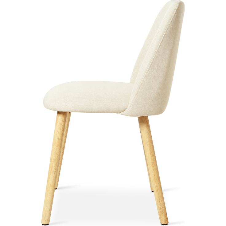 GOEURVANT 421 Esszimmerstühle 4er-Set, Webstoff - Beige – Bild 6