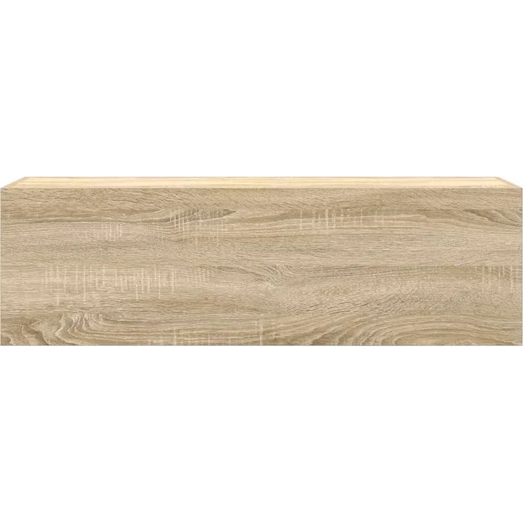 vidaXL Bad-Wandschrank Sonoma-Eiche 100x25x30 cm Holzwerkstoff 860096 – Bild 4