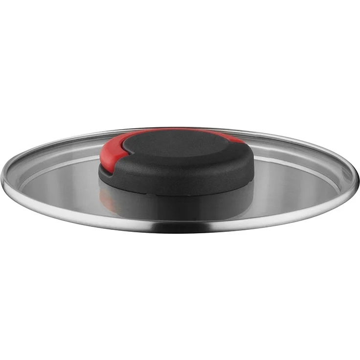 Kuppels QUICK CLACK PRO Glasdeckel 16 cm silber