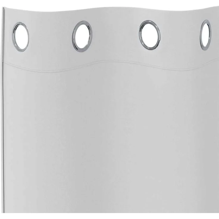 Verdunkelungs-Vorhänge | für Wohnzimmer & Schlafzimmer mit Ringen 2 pcs Helles Grau – Bild 5