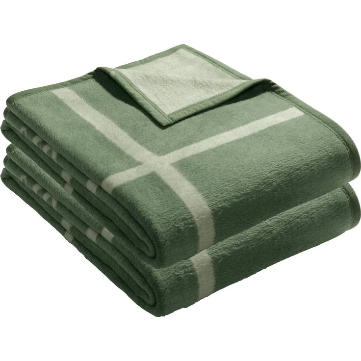 Wohndecke Wohndecke 2er-Pack, LOOKS by Wolfgang Joop, Baumwollmischung Karo