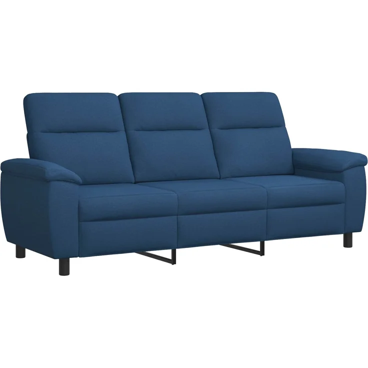 vidaXL Sofa Blau 214 x 90 x 95 cm Stoff 42040972 – Bild 2
