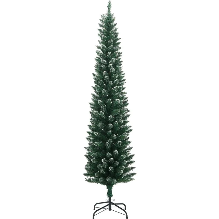 vidaXL Künstlicher Weihnachtsbaum Schlank 300 LEDs 240 cm 3315762 – Bild 2