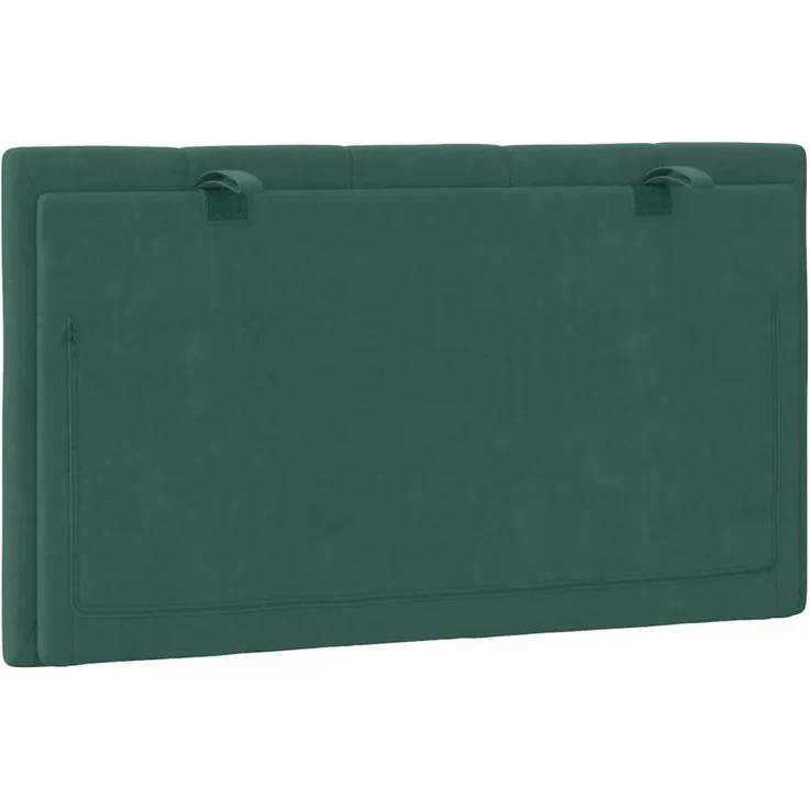 vidaXL Kopfteil-Kissen Dunkelgrün 80 cm Samt 374646 – Bild 7