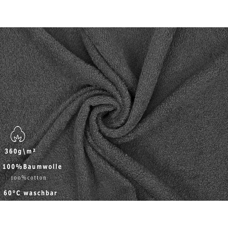 Betz Seiftuch 20 Stück Seiftücher Palermo Größe 30x30 cm Farbe anthrazit – Bild 3