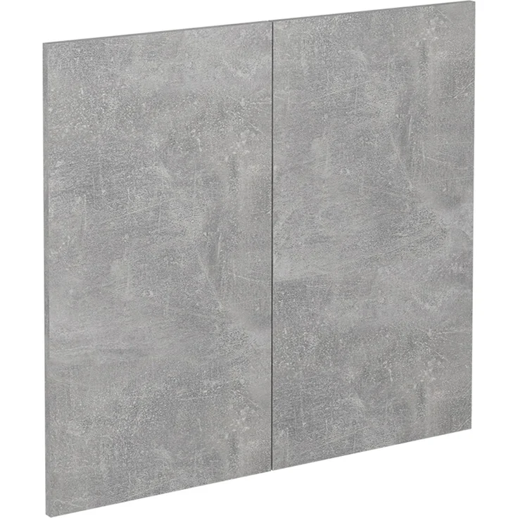 Küchenfront R-Line Beton 79.2 x 71.3 cm Möbelfront für den Spülenunterschrank Vicco – Bild 1