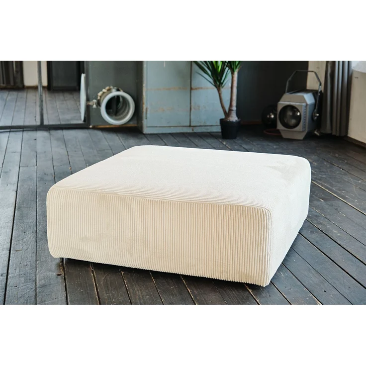 KAWOLA Modulsofa WIOLO SOFT 4 Module 4 Rückenkissen Cord cremeweiß 84 x 222 x 333 cm – Bild 9