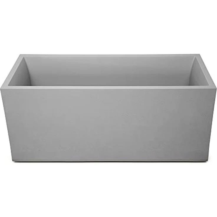 ONDIS24 Pflanzkübel Blumenkübel Blumentopf Vulkan 100cm Vulkan/Basalt Optik, mit Wasserspeicher Pflanzenkasten winterfest, 100 x 40 x 43,5 (H) cm – Bild 3
