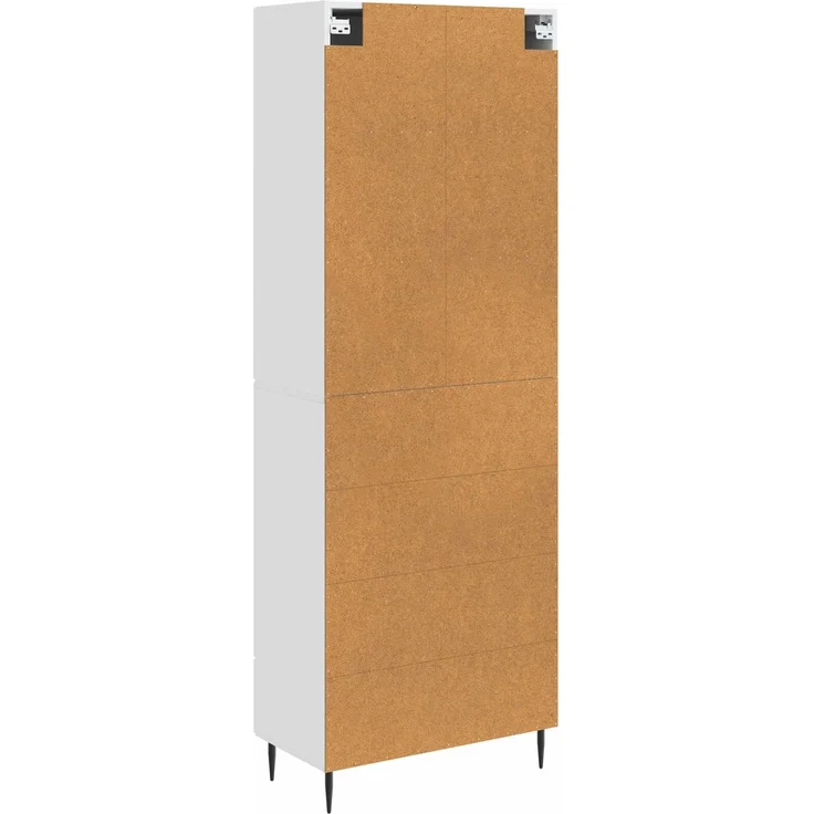 vidaXL Schrankset 2 pcs Hochglanz Weiß 66 x 34,5 x 90 cm Holzwerkstoff 3416641 – Bild 6