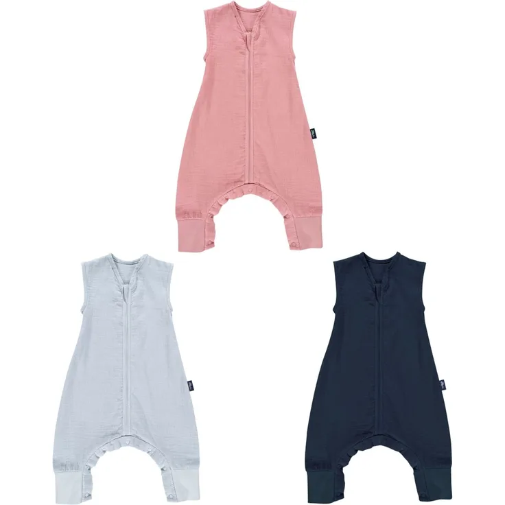 Alvi Sleep-Overall Light Mull fox glove 80 cm