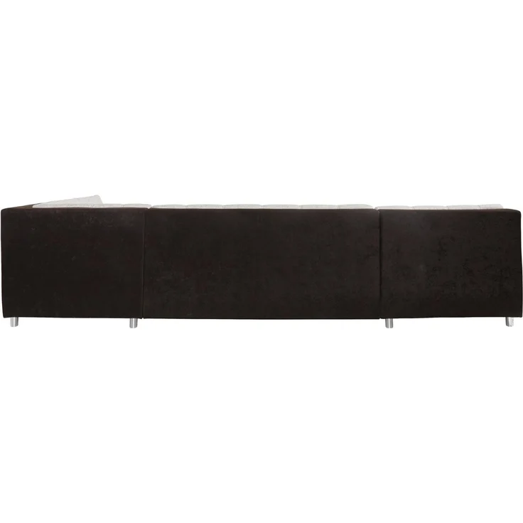 DOMO collection Wohnlandschaft TREVISO inkl. Zierkissen, moderne Steppung, XXL: 364x201x83 cm, wahlweise mit Bettfunktion, in vielen Bezugsarten auch in Cord U-Form – Bild 4