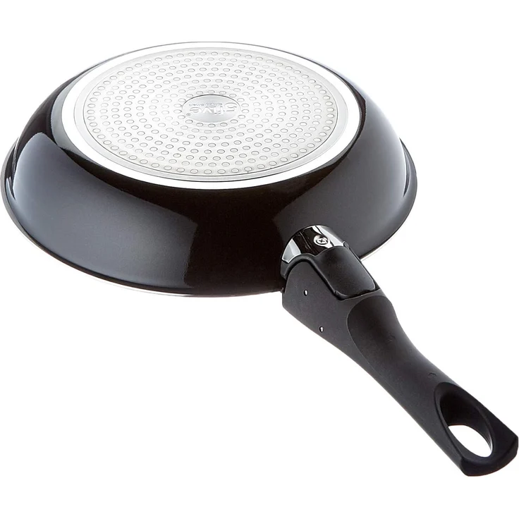 Set 2 Pfannen + abnehmbarer Griff, Stein, 20/26 cm – Bild 4