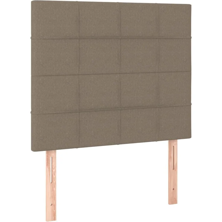 vidaXL Kopfteile 2 Stk. Taupe 80 x 5 x 78/88 cm Stoff 3116310 – Bild 2
