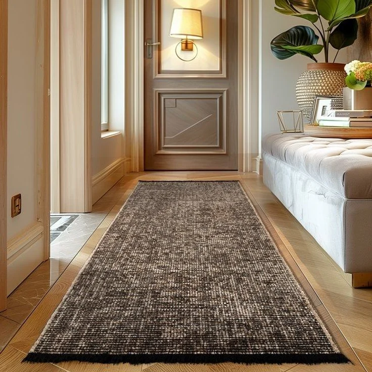 Carpettex Veloursteppich Boho Design, Rechteckig, Höhe: 7 mm, Baumwolle, Waschbarer Teppich, Boho-Stil, Wohnzimmer, Schlafzimmer – Bild 4