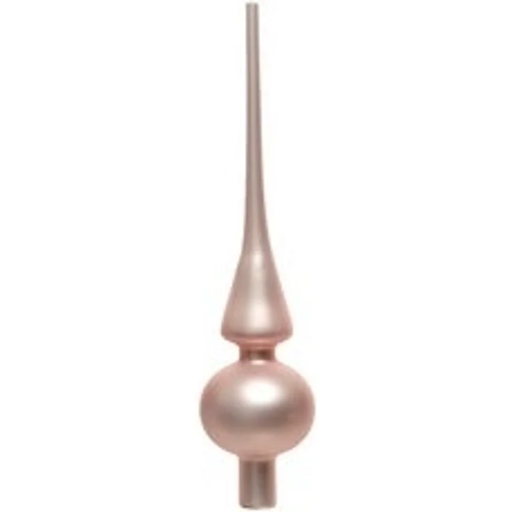 Kaemingk Christbaumspitze, Christbaumspitze Glas 26cm rosa matt – Bild 4