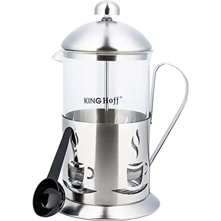 Kinghoff Kinghoff Tee-Ei mit Druck French Press 350 ml KH4830 – Bild 2