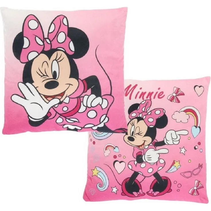 Disney Minnie Mouse Kissen Dekokissen 1 Stück- Perfekte Deko für Kinderzimmer – Bild 1